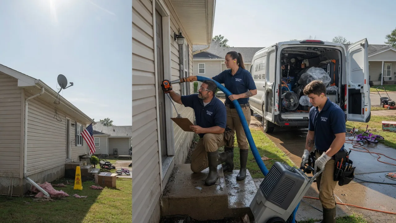 Ceiling Water Damage Restoration in Arlington, IN near me